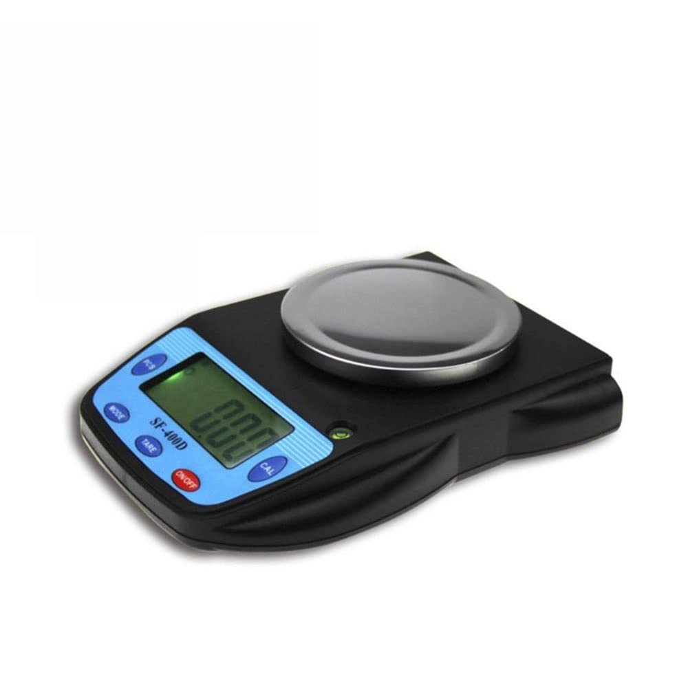 Digital Scale Jewelry Gold Precision Weighing 500g/0.01g Lab Analytical Electronic Balance Scales Kitchen Tare Counting Function Black