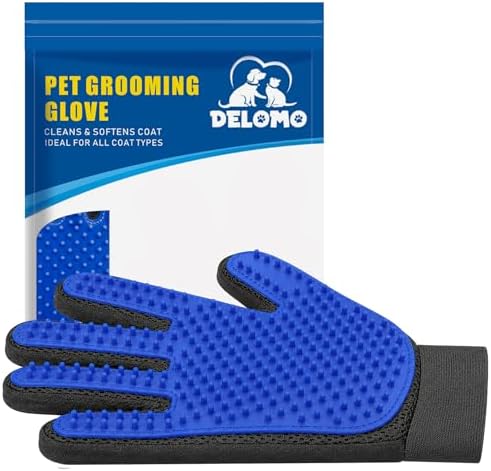 Pet Grooming Glove — Hair Removal Mitt