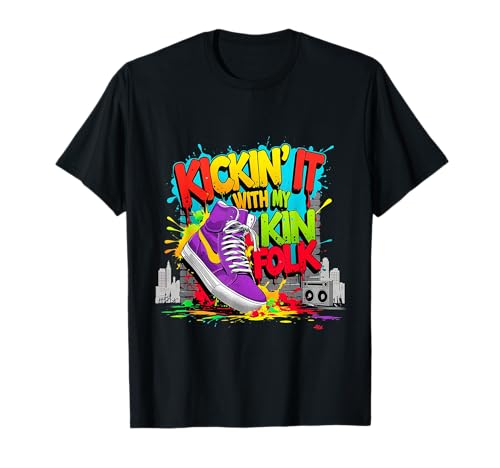 Kickin It With My Kinfolk Sneaker Family Reunion Tee T-Shirt
