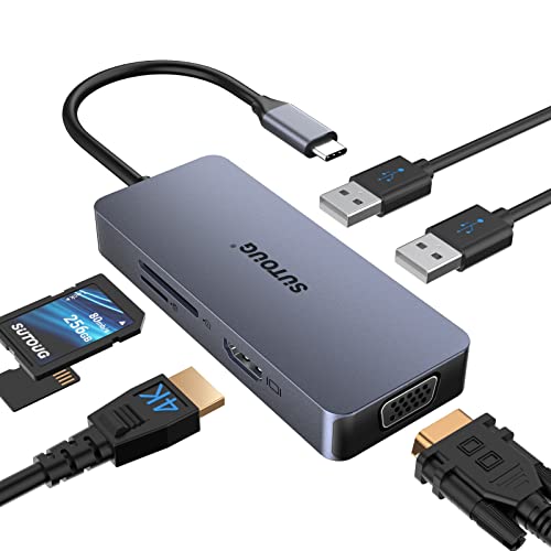Hub USB C 6 en 1 pour résoudre le manque de ports sur PC portable