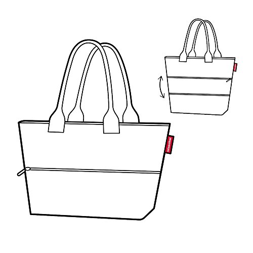 Image of reisenthel Shopper E1, Expandable 2-in-1 Tote, Converts from Handbag to Oversized Carryall