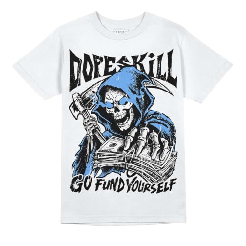 Image of DopeSkill Graphic Tee Streetwear Hip Hop Hypebeast Street Style Unisex T-Shirt Sneaker Colour Matching Shirts Horror Skeleton
