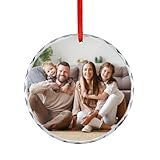 CADEAUX IDÉAUX : Les boules de Noël personnalisées avec photo sont le cadeau idéal pour les familles, les couples, les jeunes mariés, les couples, les conjoints ou tout autre amateur de décorations. Elles ont une signification commémorative. Ces magnifiques boules photo sont idéales pour Noël, mais aussi pour des fiançailles, un mariage, un anniversaire ou tout autre événement mémorable.