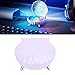 Zunate Shell Speaker, LED Seashell Small Bluetooth Speaker, Mini Portable Bluetooth Speakerwith 7 Ambient Lights, Mini Bluetooth Shower Speaker, Bluetooth Music Player for Home (P)