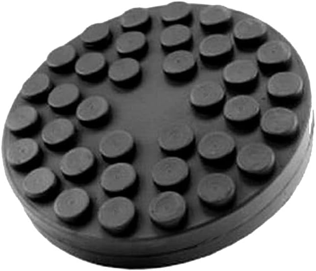 Stranieri Kit 4 Pezzi TAMPONI Diametro 147 mm in Vera Gomma con 3 pioli per Ponti SOLLEVATORI 2 COLONNE compatibili Ravaglioli