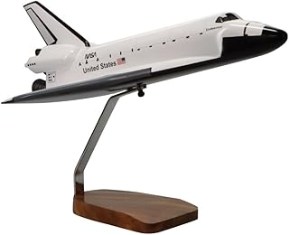 Space Shuttle Endeavour Orbiter OV-105 Large Mahogany Model