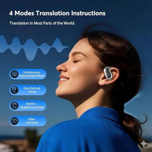 Traducteur à oreille ouverte AI bidirectionnel pour comprendre 144 langues - 2