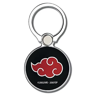 iFace Naruto Shippuden Anime Licensed Universal Smartphone Ring Holder Kickstand Accessory Stick On Phone Stand/Hand Gripper Compatible with iPhone, Samsung Galaxy, etc. - Akatsuki Symbol