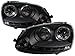Spyder Auto 5012098 LED Halo Projector Headlights Black/Clear