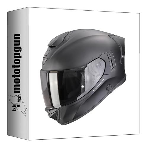 Casque intégral Scorpion Exo-520 Evo Air noir mat taille L pour motard urbain