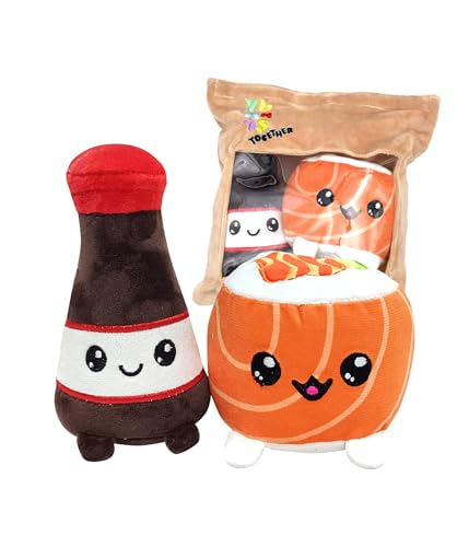 Joytoy-Peluche Yummies Together Uramaki et SOYA 15 cm