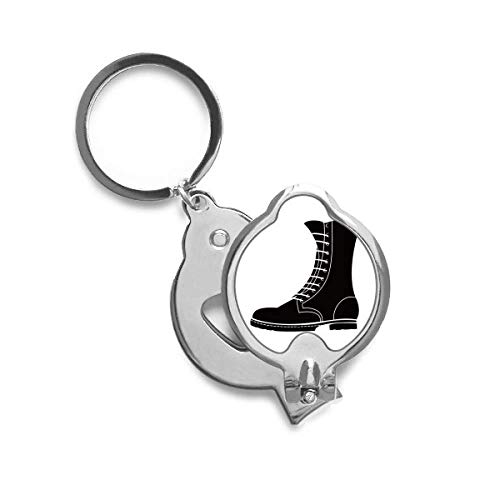 Coupe-ongles homme motif silhouette noire et bottes hautes