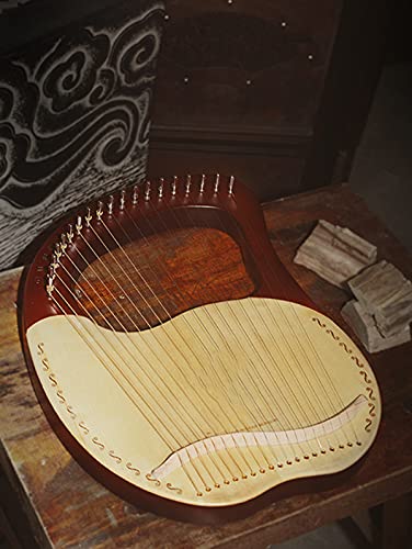 Harp, 16-snarige mahonie lierinstrument met draagtas Tuning Wrench String, 16 reserve snaren, cadeau voor beginnende… - Image 6