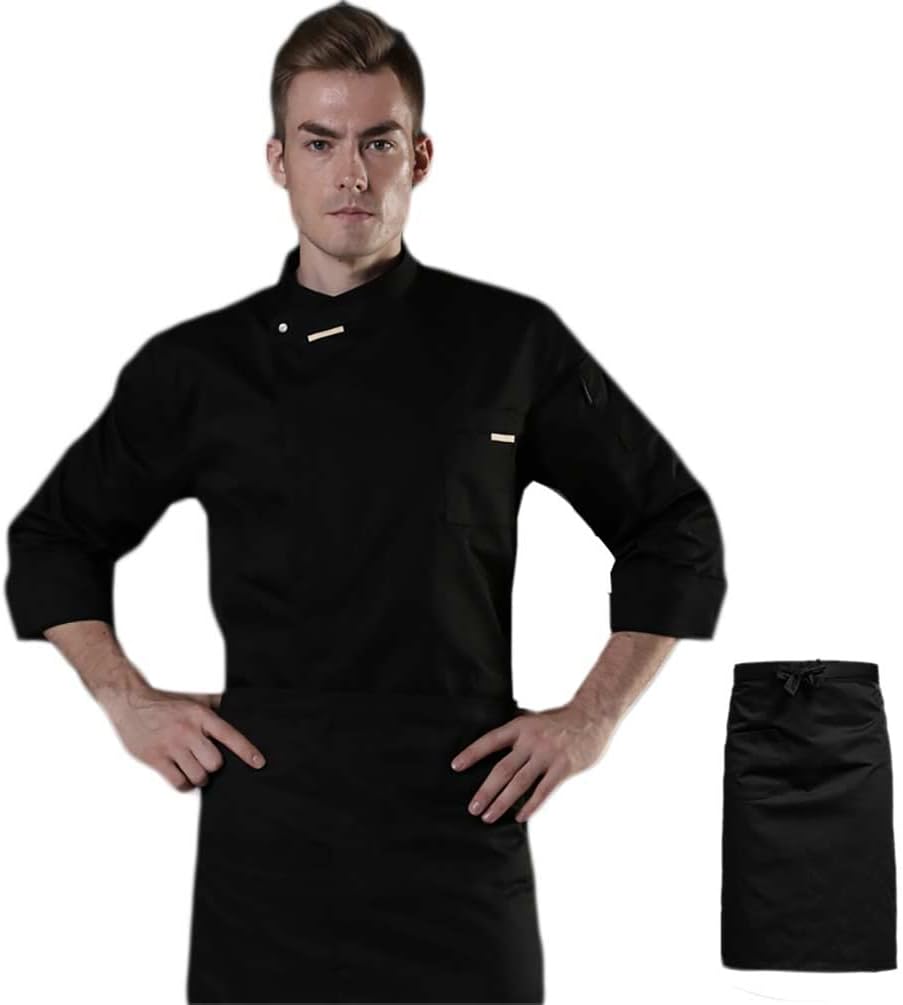 Veste De Chef Professionnel Manches Courtes Unisexe - Coupe Moderne Et Confortable