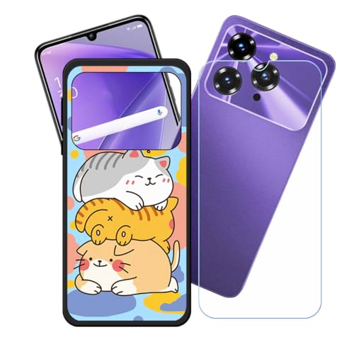 �pGUYAHANYER�P�[�X �K�p���� Oukitel C6 + �����K���X�X�N���[���ی�t�B���� �A���ȃ\�t�g�V���R���P�[�X�ی�TPU�J�o�[�̃P�[�X�J�o�[�p �K�p���� Oukitel C6 (6.8") - LH67