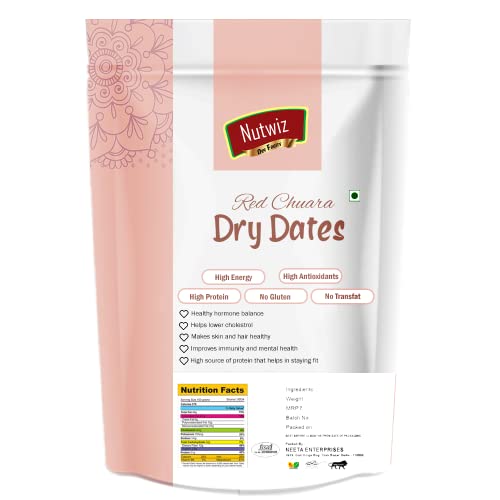 Image of Nutwiz Premium Dates (Dry Red Dates /Lal Chuara, 1000G), Fresh