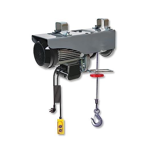 SDdPulse Micro polipasto eléctrico, grúa hogar pequeño elevador polipasto 1 tonelada/0.5T cabrestante decoración grúa motor de cobre puro, 30m-1
