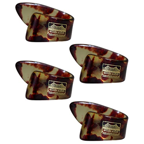 Golden Gate GP-9-4PK Lot de 4 médiators en forme de tortue Taille L - Les Beatles, Paul McCartney, John Lennon, RIngo Starr, George Harrison Golden Gate GP-9-4PK Lot de 4 médiators en forme de tortue Taille L – Image 3