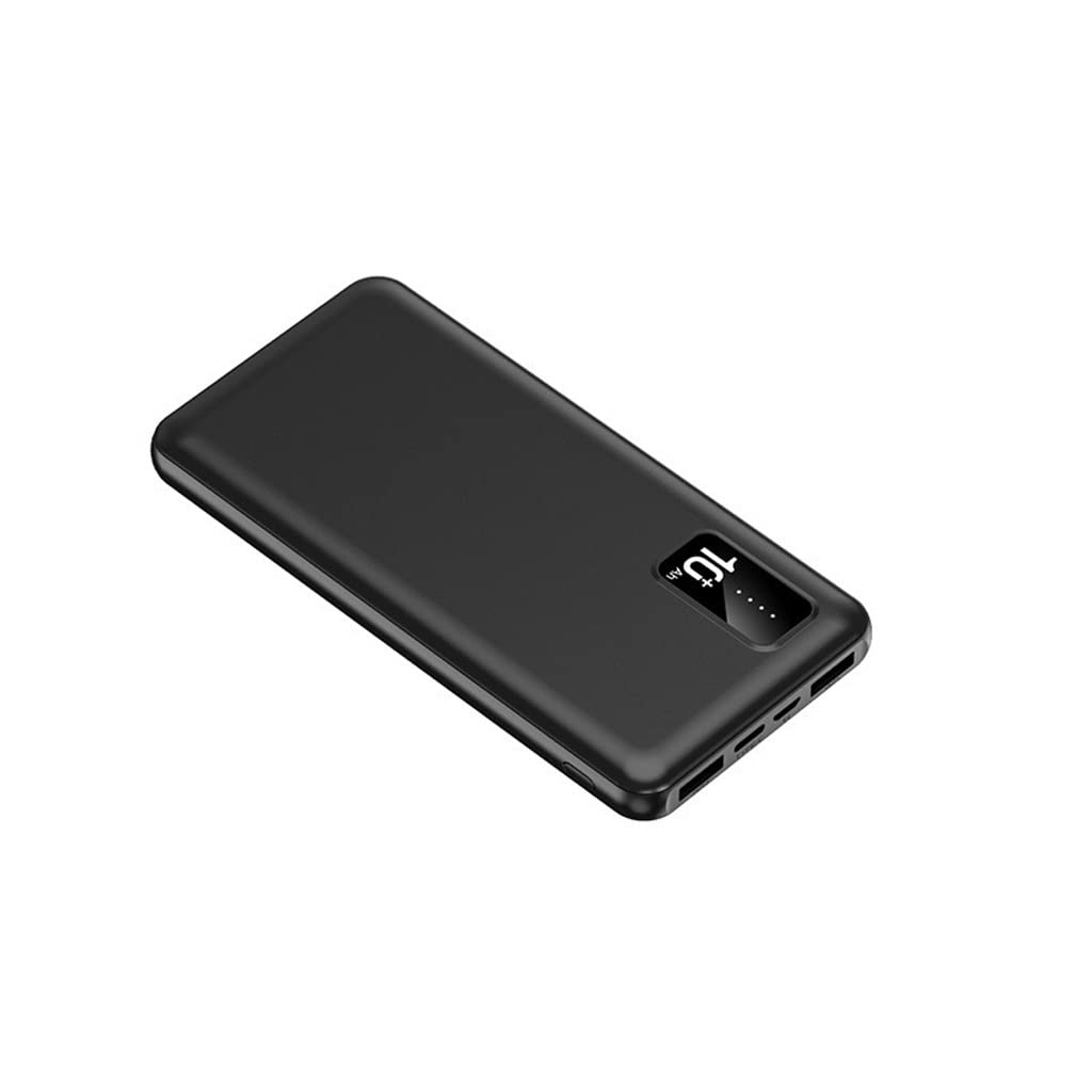 JJJ Szybkie ładowanie Powerbank 20000 mAh kreatywny powerbank o dużej pojemności (kolor: czarny, rozmiar: 10 000 mAh)