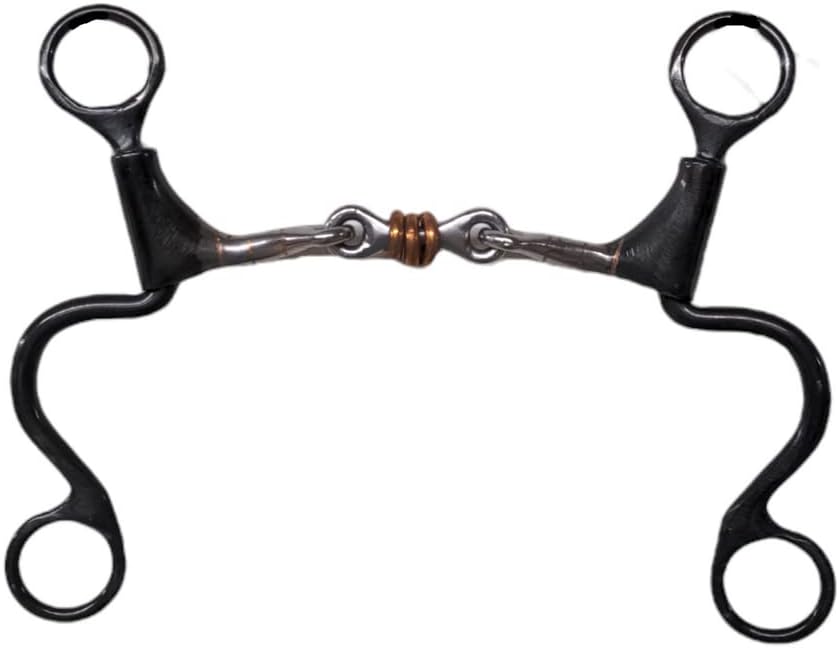 Dutton Bits 3 Piece Dog Bone with Copper Rings and Short Calvary Shanks