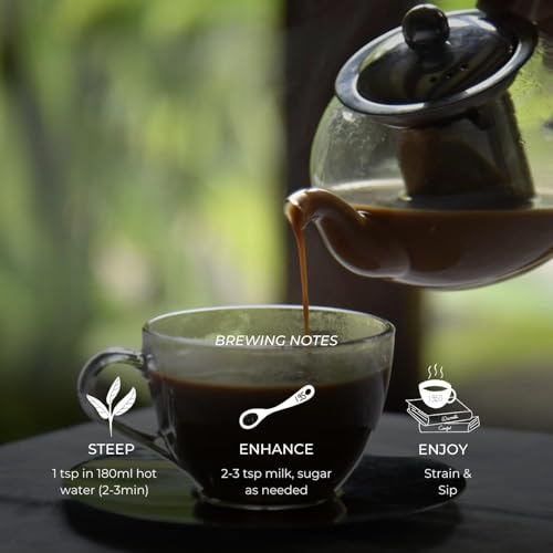 Image of 1950 Origins Combo Pack-Royal Assam&Assam Symphony|100% Natural Loose Leaf Tea|Assorted Black Tea Gift Pack - Premium Assam CTC & Long Leaf|Rich,Strong & Fresh|Kadak Chai|Tin Caddy, 150 gm X 2