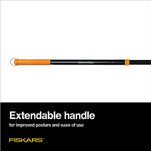 Fiskars Tiller Cultivator for Garden and Lawn, Extendable (40"- 60") Gardening Hand Tool, Telescoping Rotary Hand Cultivator Tool for Soil or Reseeding Grass by Fiskars - Image 4