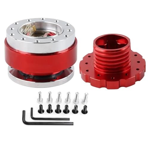 �ɓK������ �X���X�g�}�X�^�[ TX T300 T500 TS-PC TS-XW 6�����[�V���O�X�e�A�����O�z�C�[���ڑ��A�_�v�^�[ �N�C�b�N�����[�X�L�b�g(Red)