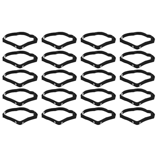 Sangle ceinture pectorale moniteur cardiaque textile noir élastique sport lot 20