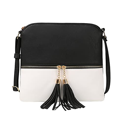 Pochette grande capacité en cuir pour femme active et sorties citadines
