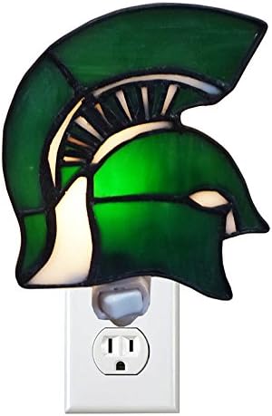 Traditions Artglass MICHST201 Michigan State Night Light