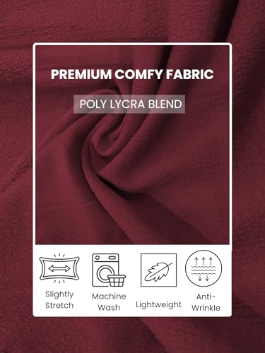 Image of GRECIILOOKS Trousers for Women High Waist | Wide Leg Trousers | Office Wear Pleated Korean Pants for Women's | Elegant Formal Pants