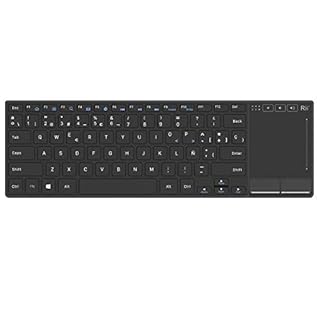 Rii Mini teclado inalámbrico ratón táctil compatible Smart