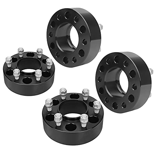 IRONTEK 2in Hubcentric Spacers 6x135mm (87.1mm Bore, 14x1.5 Studs) 6x135mm to 6x135mm Wheel Spacers for Ford 15-22 F-150/Expedition, for Lincoln 15-22 Navigator 4 PCS