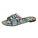 Sandalen Damen Mit Absatz Schwarz Hausschuhe Frühling und Damen Cross Flat Summer Sandalen Snake Fashion Print Damenhausschuh Damen Schuhe Elegant Pumps Flach