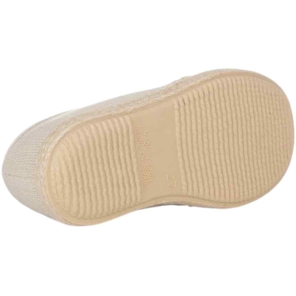 DE PABLOS - 2133 - Zapato Blucher para Niño Textil Cordones Hielo - 25