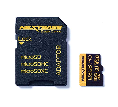 Nextbase 128GB U3 Micro SD Memory Card - with Adapter - Compatible with Nextbase in-Car Dash Cams Series 1 and 2 Nextbase 128GB U3 Micro SD Memory Card - with Adapter - Compatible with Nextbase in-Car Dash Cams Series 1 and 2