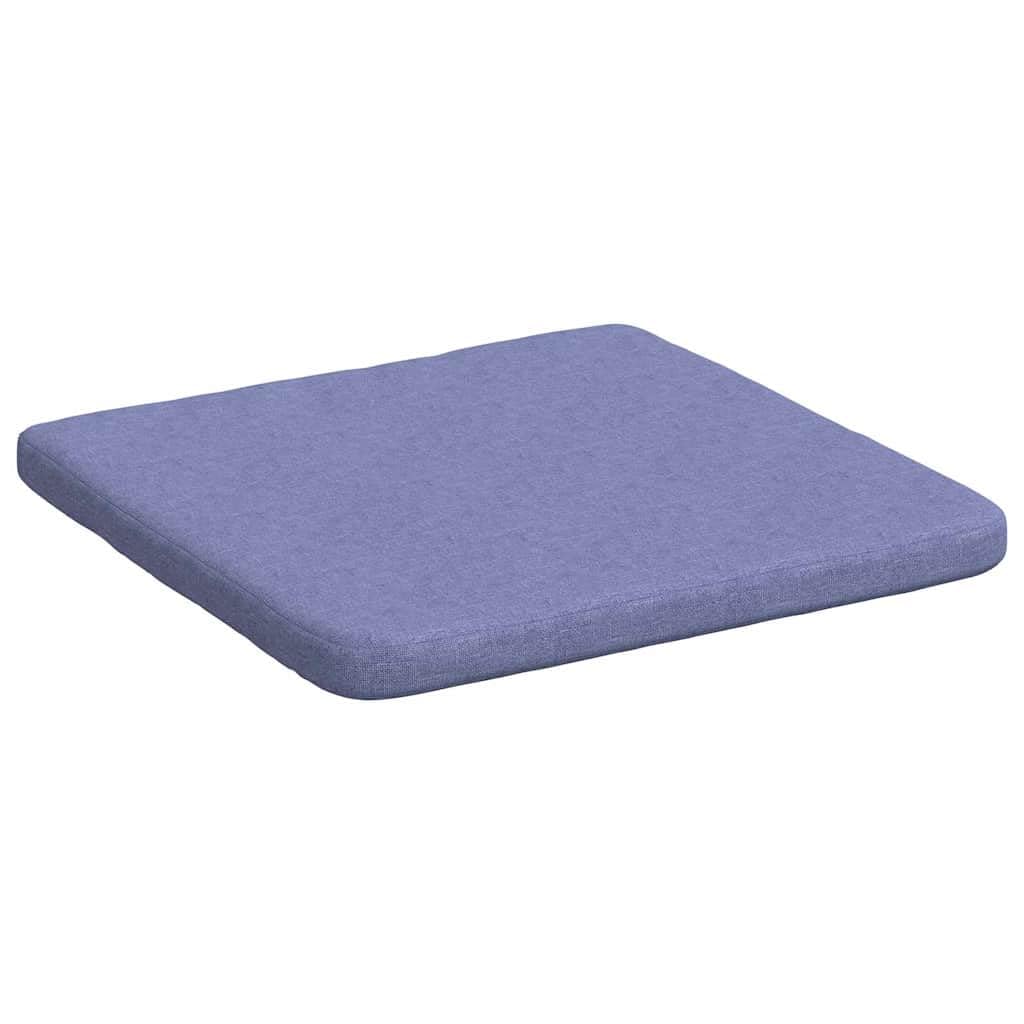 Poduszki do siedzenia 4 szt. dżinsów niebieskie 40 x 40 x 3 cm materiał z wypełnieniem piankowym, antypoślizgowy, nadaje się do prania, ergonomiczny, do jadalni, biura, na balkon, taras