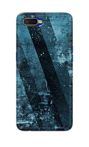 Image of Printed Hard Back Cover for Oppo K1 Back Cover (Rugged Background -J1) -190724(EA)