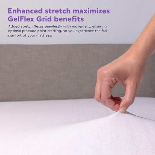 Image of Purple Waterproof Mattress Protector - King, Gold-Standard Protection, Comfort-First Design, Fits Mattresses 8 inch to 15.5 inch (Pack of 2)