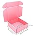 Pink Small Cardboard Shipping Box 10 x 8 x 2.7 Inch Corrugated Packaging Storage Boxes 10 Pack (Inside Size: 9.35 x 7.8 x 2.6)