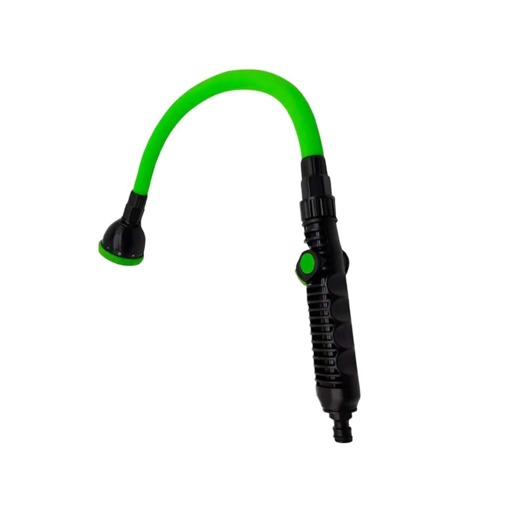 sodeber Long Hose Nozzle Sprayer For Hanging Basket 360 Green Rotating Wand With Adjustable Sprays Patterns Watering