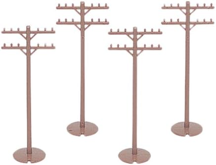 Bachmann Trains - Scenery Accessories - TELEPHONE POLES (12 pcs) - HO Scale