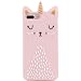 Artbling Cat Unicorn Case for iPhone 7 + 8 Plus Silicone 3D Cartoon Animal Pink Cover,Kids Girls Cool Fun Lovely Cute Cases,Kawaii Soft Gel Rubber Unique Character Fashion Protector for iPhone78 Plus