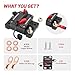 RED WOLF Car Circuit Breaker 30A AMP w/Manual Reset Switch Inline Fuse Holder Inverter 12V-48V DC for Motor Trolling Vehicles Audio Radio Solar System Protection with Wire Lugs Copper Washer Screws
