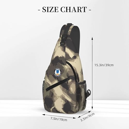 Bolso cruzado pequeño impermeable tipo sling para hombres miniatura 3