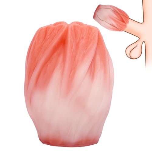 Vagina de Bolsillo Realista para Hombres en Forma de Tulipán, Masturbador Masculino, Masajeador de Pene y Entrenador de Glande, Juguete Sexual para Aumentar la Resistencia Sexual, Diseño Único y Reali