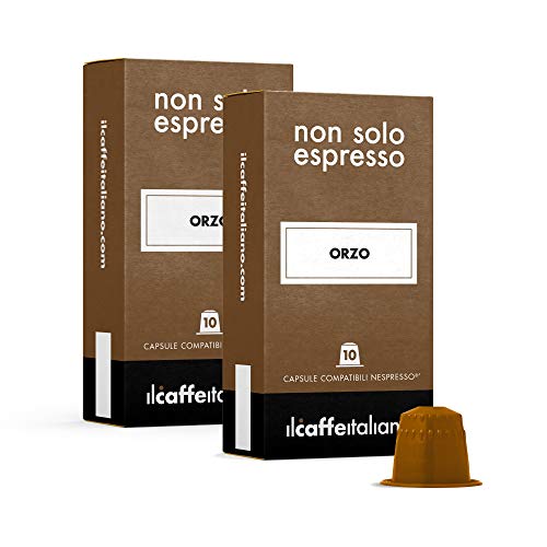 FRHOME - 100 Cápsulas compatibles Nespresso - Cebada - Il Caffè italiano