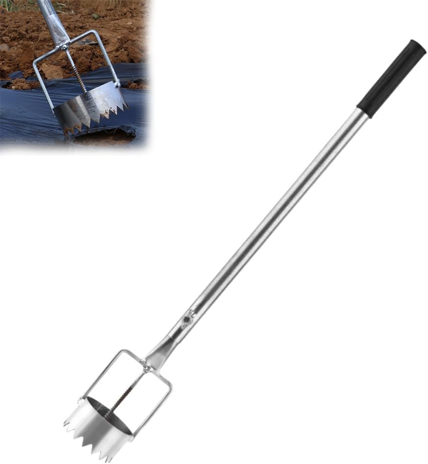 Perforateur de film de paillis en acier inoxydable de qualité supérieure