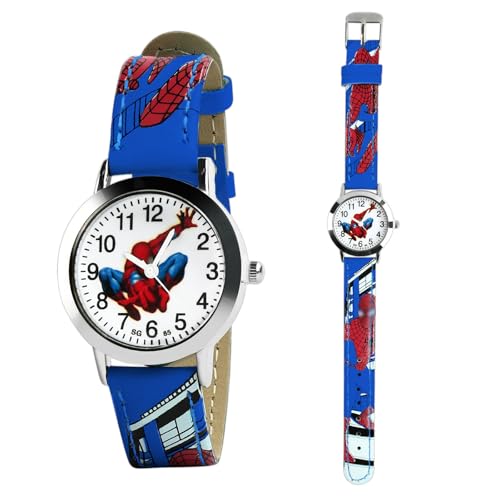 Mstnoixgc Reloj Niño, Reloj, Reloj Cuarzo Niño, Reloj de Aprendizaje para Niños, Reloj Dibujos Animad