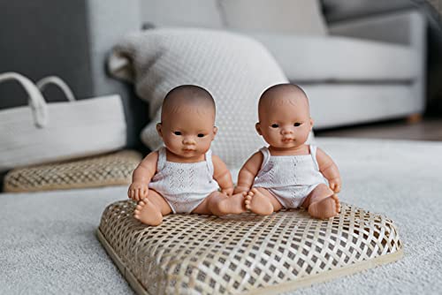 Miniland Educational - Newborn Baby Doll Asian Girl (21Cm, 8 2/8") #TOP4
